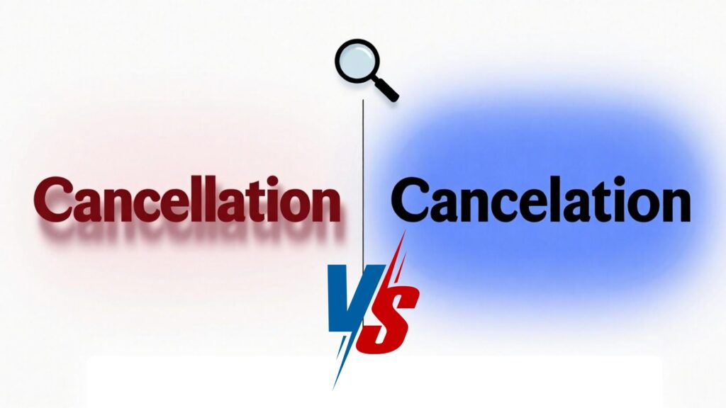 Cancellation vs Cancelation: Which Spelling is Correct?