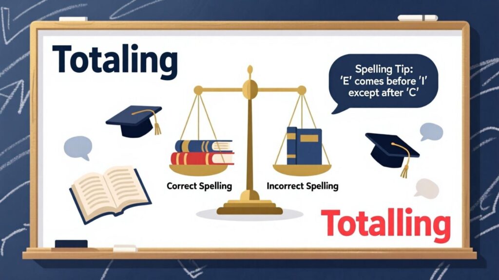 Totalling vs Totaling