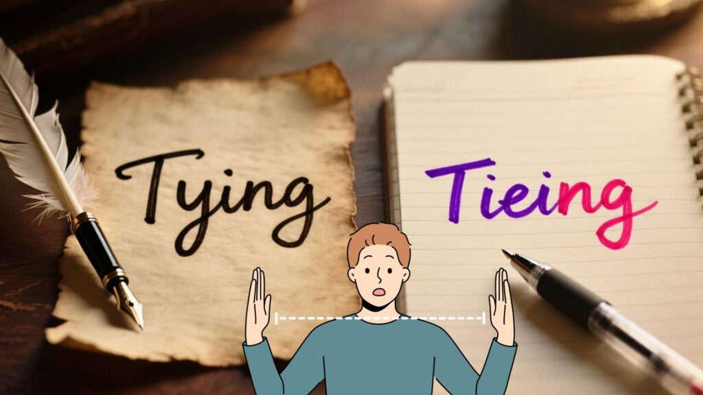 Tying or Tieing? The Right Way to Spell It