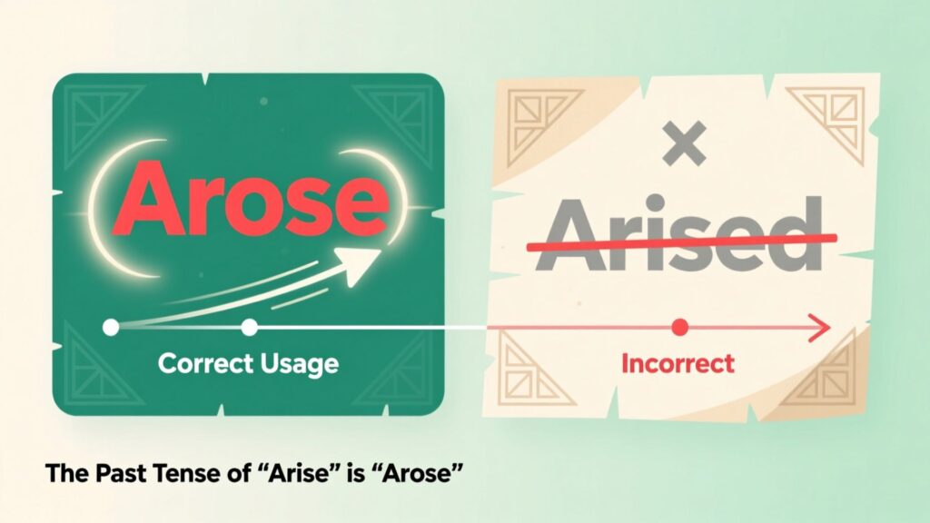 Arised or Arose