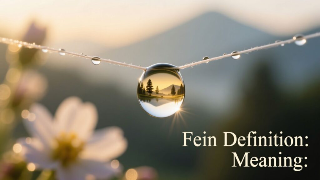 Fein Definition: Meaning, Usage, and Polite Alternatives to ‘Hiatus’