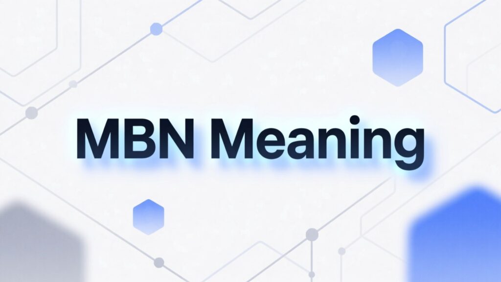 MBN Meaning