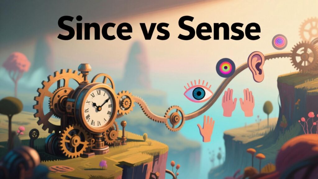 Since vs Sense