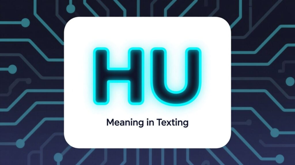 “HU” Mean in Texting
