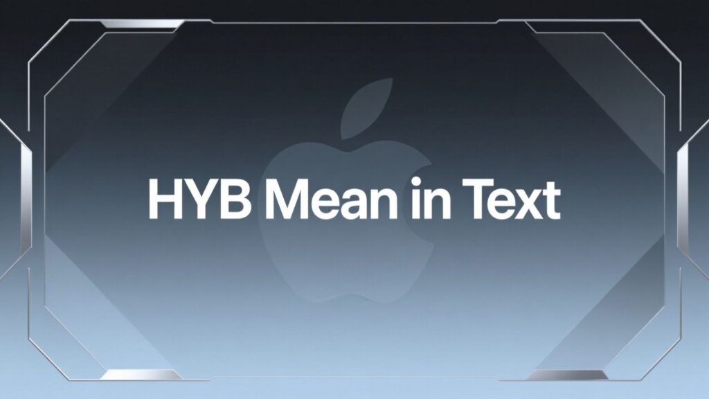 HYB Mean in Text