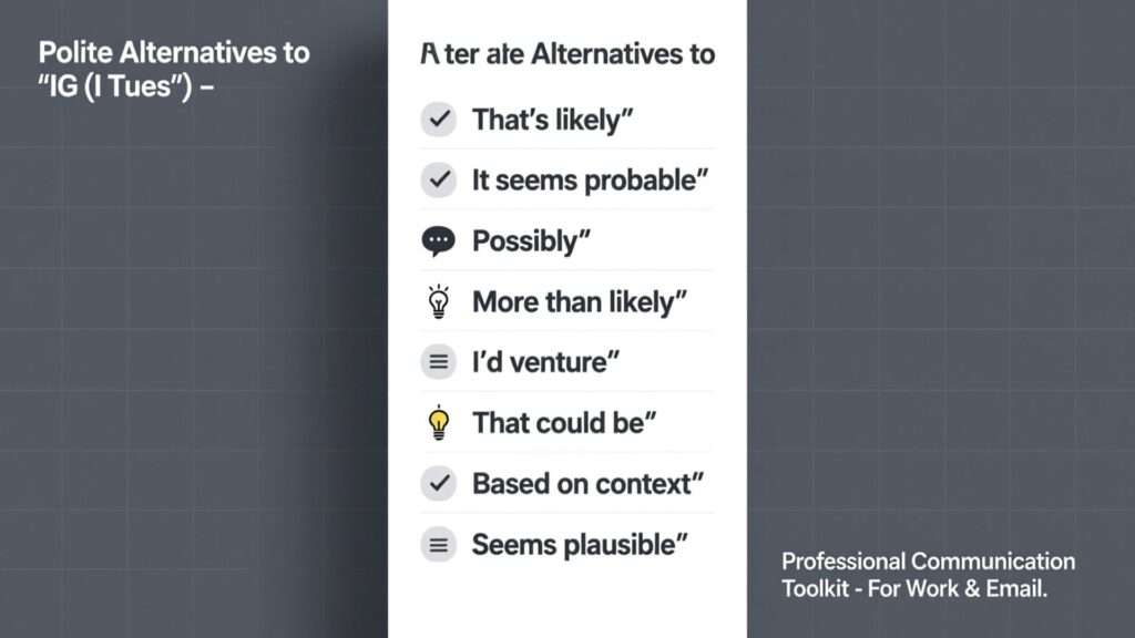IG Meaning in Text