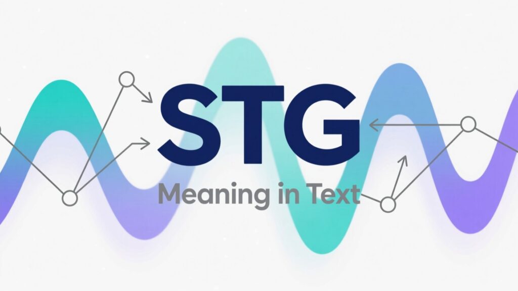 STG Meaning in Text