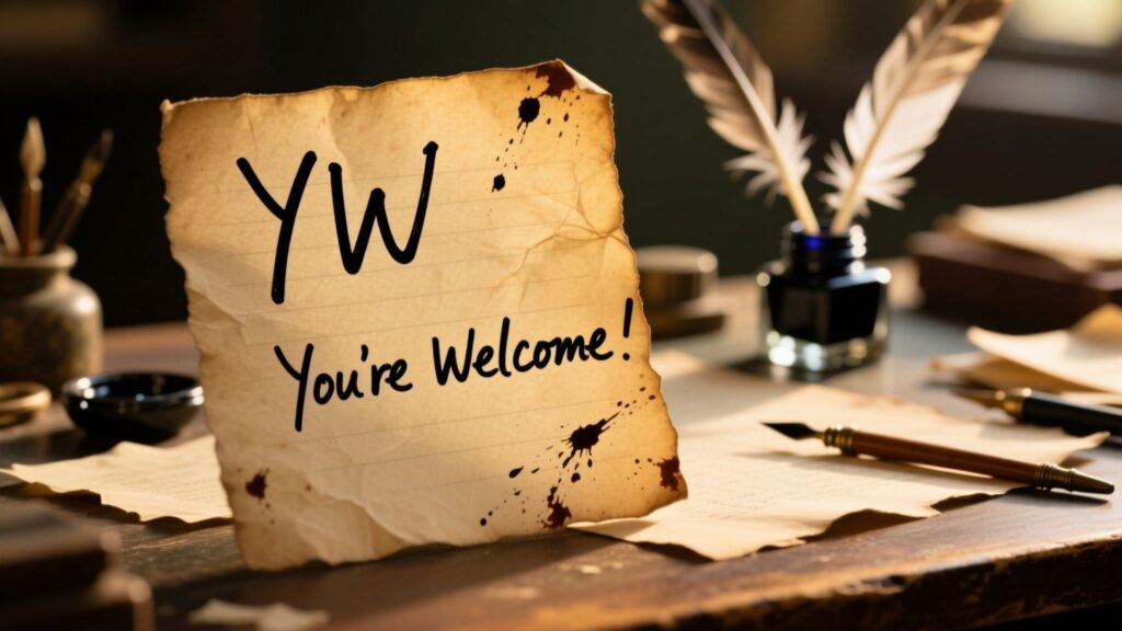 “YW” Mean in Text