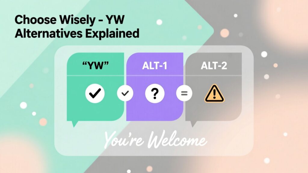“YW” Mean in Text
