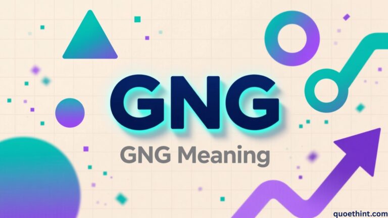 GNG Meaning