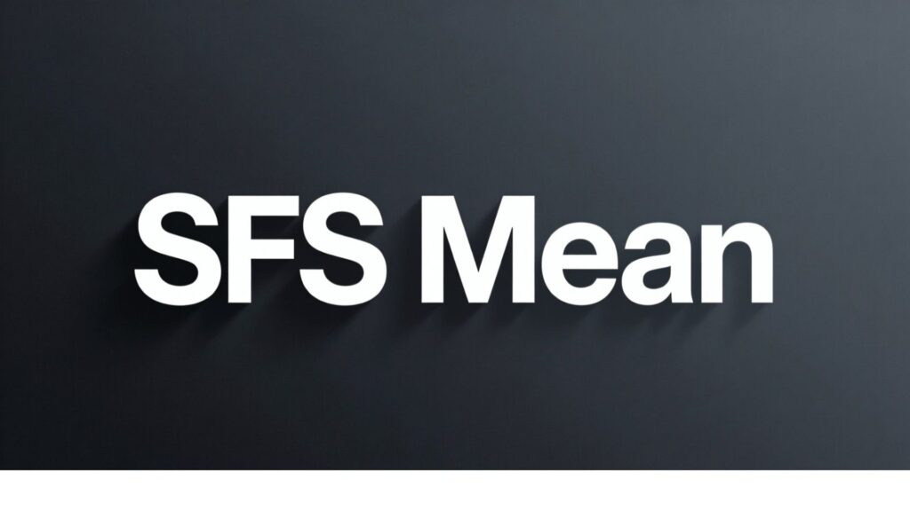 SFS Mean in Text