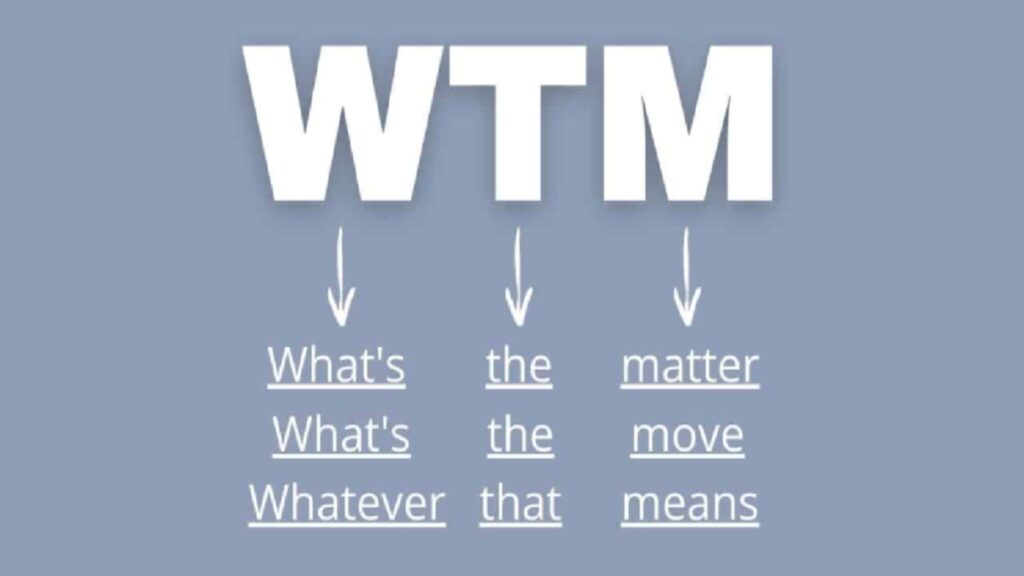 WTM Mean in Text