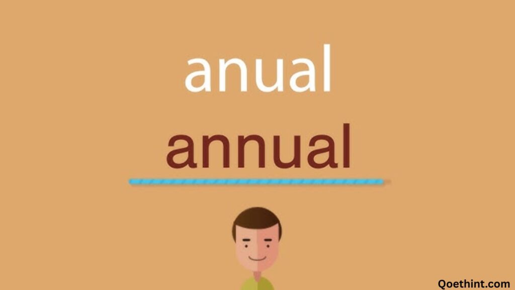Anual Or Annual