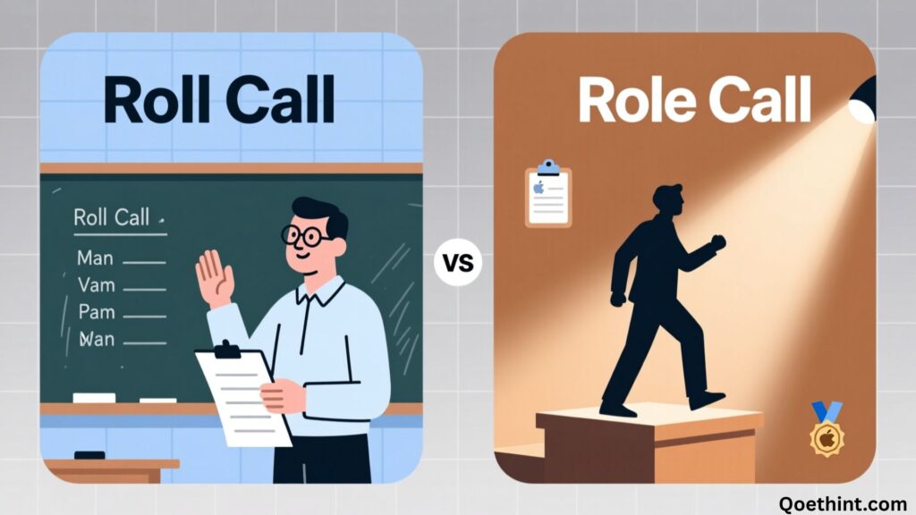 Roll Call or Role Call