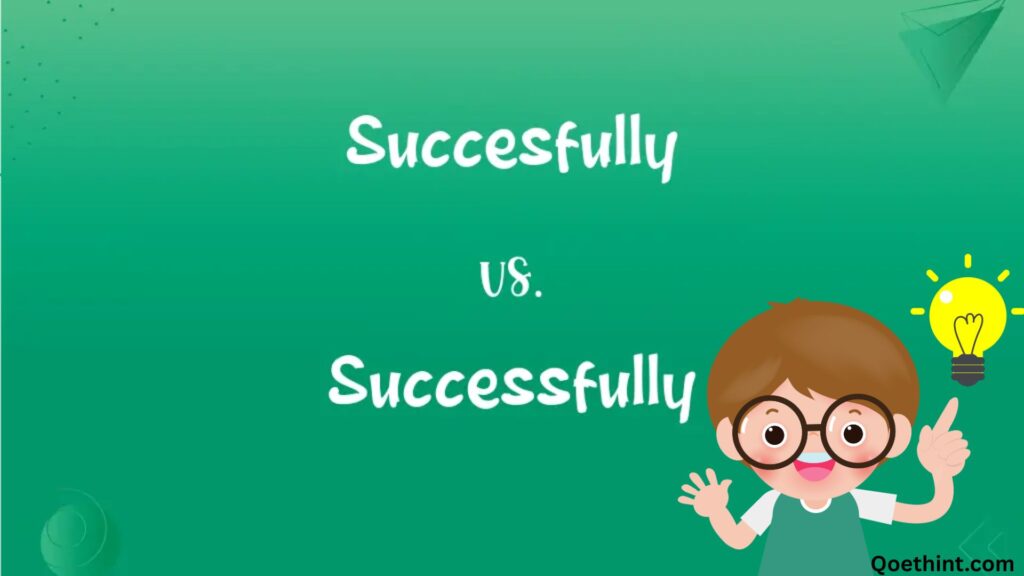 Succesfully Or Successfully: Which One Is Correct And Why?