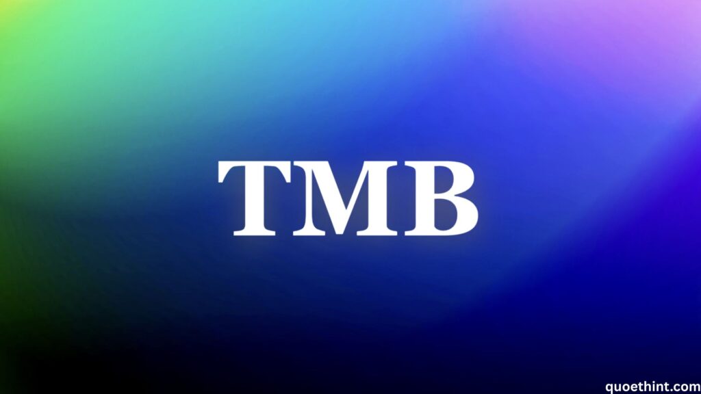 TMB Mean in Text